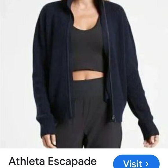 Athleta Zip Cardigan Women's - Picture 1 of 3